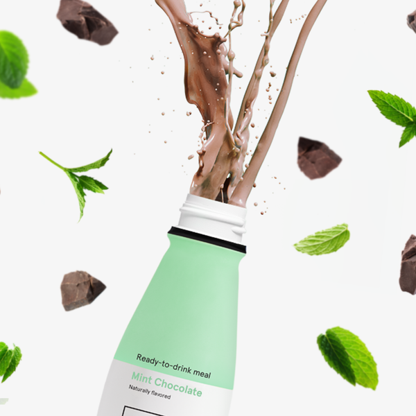 mint chocolate protein shake