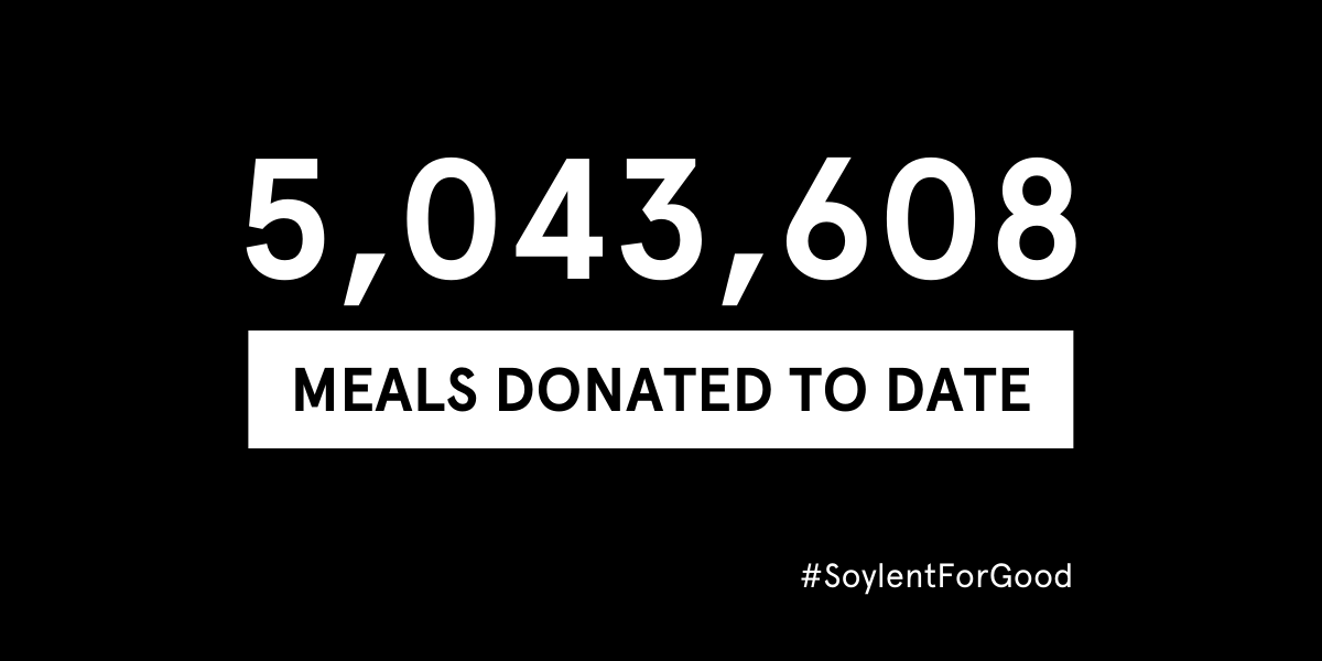 More Than a Milestone: #SoylentForGood Reaches 5 Million Meals