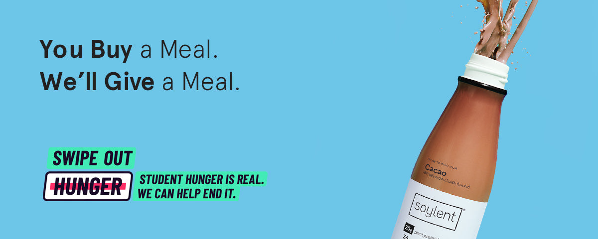 When you buy Soylent, a meal is donated to a student in need