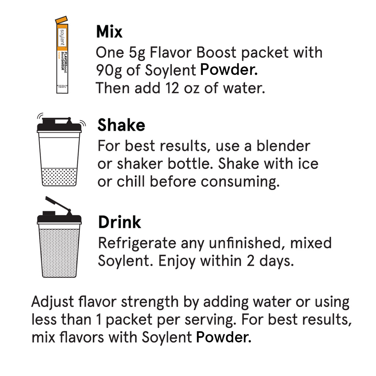 Soylent Powder Flavor Boosts - Variety Pack